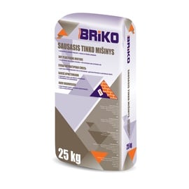 Цементная штукатурная смесь Briko, ремонтный, 25 кг