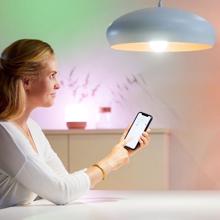 Лампочка WiZ LED, rgb, E27, 11 Вт, 1055 лм