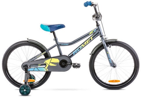Bērnu velosipēds Romet Tom 2021, pelēka, 10", 20"