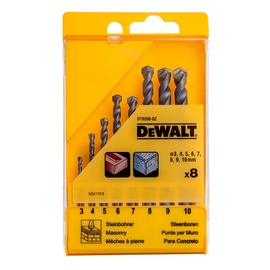 Комплект сверл Dewalt DT9288-QZ, бетон, Прямой, 3 мм x 120 мм