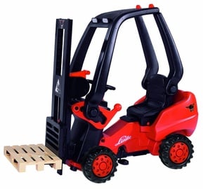 Traktor BIG Linde Forklift, must/oranž