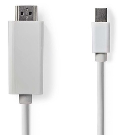 Nedis Mini DisplayPort To HDMI Cable 2m White