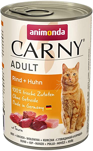 Šlapias kačių maistas Animonda, jautiena/vištiena, 0.4 kg