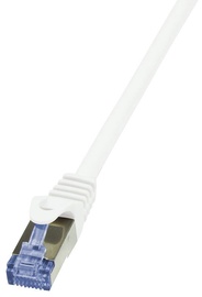 Laidas Logilink CAT 6a S/FTP RJ-45 8P8C, RJ-45 8P8C, 0.3 m, balta