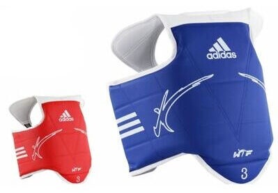 Грудные протекторы Adidas Taekwondo WTF Kid, синий/красный