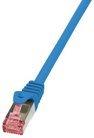 LogiLink CAT 6a S/FTP Cable Blue 0.5m