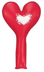 Õhupall erikujuga Viborg Heart Shaped 80606H, 6 tk