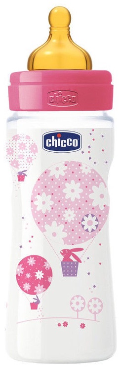 Бутылочка Chicco, 330 мл, 4 мес.