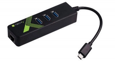 Techly USB-C To RJ45 Gigabit Ethernet Adapter