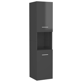 Шкаф для ванной VLX 805005, серый, 30 x 30 см x 130 см