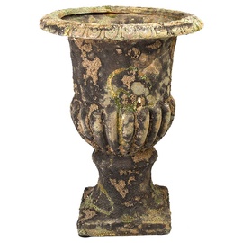 Dekoratiivne pott AC188, 27.2 cm x 27.2 cm x 36.4 cm, roheline