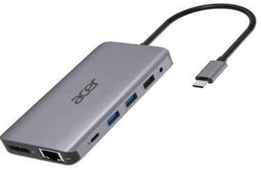 Adapter Acer, USB 2.0 / HDMI / SD Card Reader / RJ-45 / 3.5 mm Audio / USB 3.2