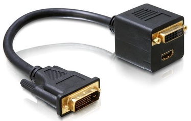 Adapter Delock Adapter DVI-D to DVI-D HDMI 0.2m