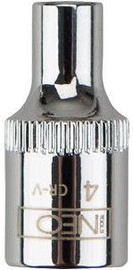 NEO Hexagonal Socket Cr-V 8mm 1/4"