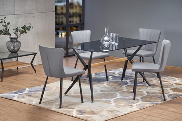 Halmar Table Finley Smoked/Black