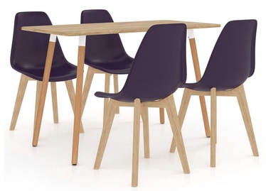 Обеденный комплект VLX Dining Set 3056104, фиолетовый