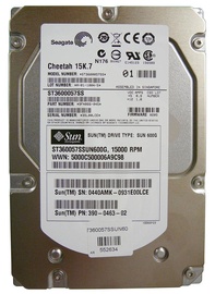 Serverių kietasis diskas (HDD) Seagate Cheetah 15K, 16 MB, 3.5", 600 GB
