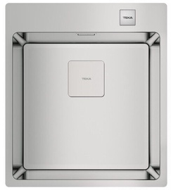 Кухонная раковина Teka Forlinea RS15 400.400, нержавеющая сталь, 440 мм x 500 мм