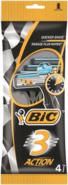 Skuveklis Bic 3 Action, 4 gab.