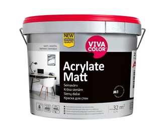 Sienu krāsa Vivacolor Acrylate Matt, 2.7 l