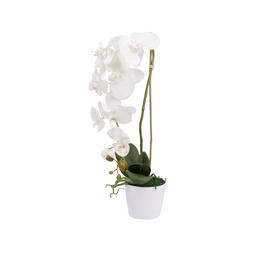 Искусственные цветы в вазоне oрхидея, 150 мм
