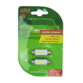 Автомобильная лампочка C5W 41MM, LED, синий, 12 В