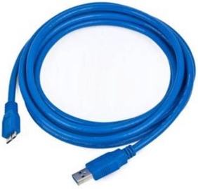 Провод Gembird USB to USB-micro USB 3.0, Micro USB 3.0 B male, 1.8 м, синий