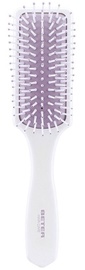 Matu ķemme Beter Cushion Brush, balta/violeta