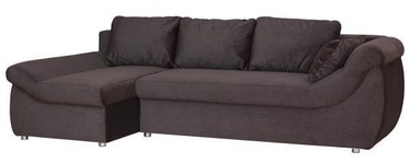 Bodzio Rojal Corner Sofa Left Velor Brown