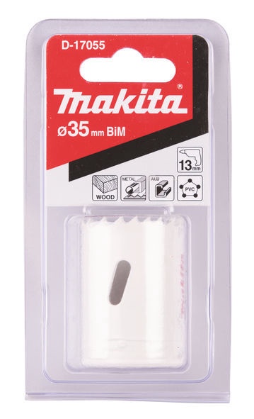 Urbšanas kronis Makita D-17055 HSS Bi-Metall Drilling Crown 35mm