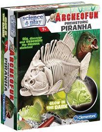 Clementoni Archeofun Prehistoric Piranha Glow In The Dark 61242