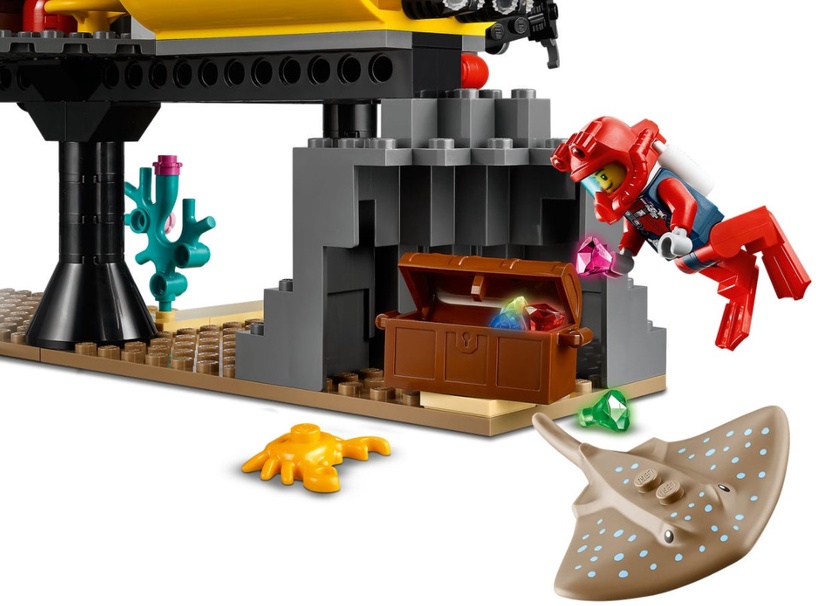 Konstruktor LEGO City Ookeani uurimise baas 60265, 497 tk