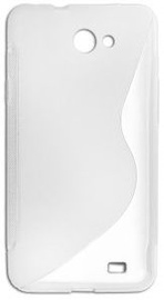 KLT S-Line Back Case For HTC One V White/Transparent