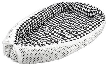 Lulando Multifunctional Baby Nest White With Dots/Black & White Diamonds