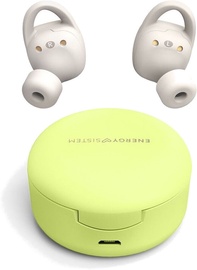 Ausinės Energy Sistem Sport 6 True In-Ear Light Lime, belaidės