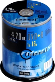 Intenso DVD+R 16x 4.7GB 100 pcs. Cake Box 4111656