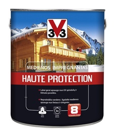 Impregnantas V33 Haute Protection, šviesaus ąžuolo spalvos, 2.5 l