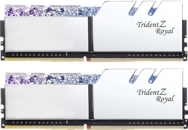 G.SKILL Trident Z Royal Silver 16GB 3600MHz CL18 DDR4 KIT OF 2 Series F4-3600C18D-16GTRS