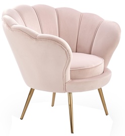 Fotelis Halmar Amorino l Pink/Gold, 94x83x74 cm