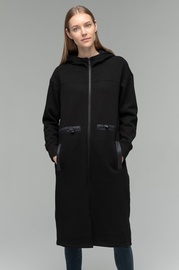 Audimas Warm Cotton Coat With Soft Inside Black XL