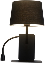 Šviestuvas sieninis Light Prestige Dakota LP-2121/1W L BK, 60 W, E27