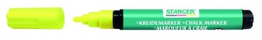Valge tahvli marker Stanger Chalk Marker 3-5mm 4pcs Yellow 620010