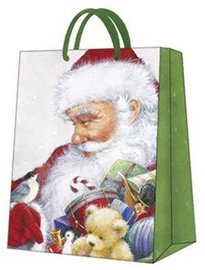 Paw Decor Collection Gift Bag Loving Santa 26.5x33.5x13cm