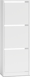 Apavu plaukts Top E Shop Betsi, balta, 490x280x1360 mm