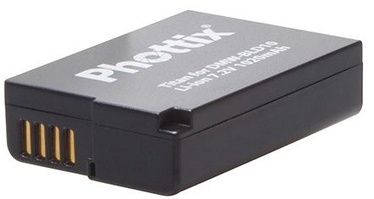 Phottix Li-on Rechargeable Battery DMW-BLD10 850mAh for Panasonic
