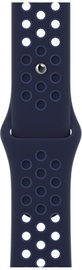 Siksna Apple 41mm Midnight Navy/Mystic Navy Nike Sport Band, zila