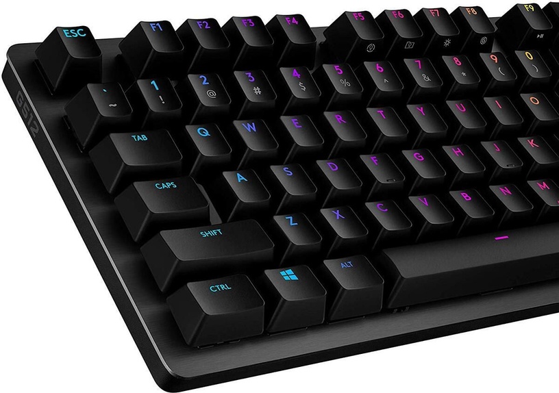 Klaviatuur Logitech G512 Lightsync RGB Brown, EN, must