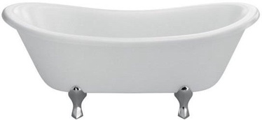 Burlington Bateau Bath White 164x72