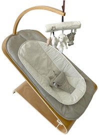 Kiik Luppee Reece Rocker Natural Beech Light Grey