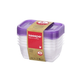 Hermetinių indelių rinkinys Keeeper Fredo fresh, 0,5 l, 5 vnt